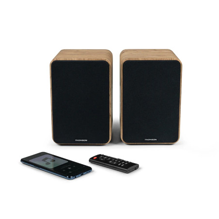 Thomson WS602DUO WS602DUO, De 1 vía, 2.0 canales, Alámbrico, 30 W, 60 - 20000 Hz, Madera