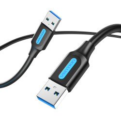 Vention CONBG Cable USB 3.0 CONBG/ USB Macho - USB Macho/ 1.5m/ Negro, 1,5 m, USB A, USB A, USB 3.2 Gen 1 (3.1 Gen 1), 5 2