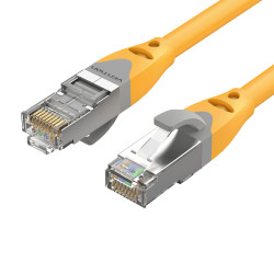 Vention IBHYG Cable de Red RJ45 SFTP IBHYG Cat.6a/ 1.5m/ Naranja, 1,5 m, Cat6a, S/FTP (S-STP), RJ-45, RJ-45, Amarillo