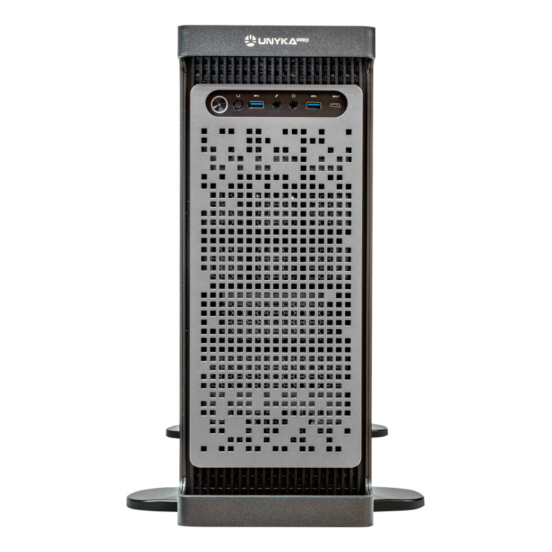 UNYKAch UK80.40.630 Dual Form Workstation & IDC Rack WS-SR630, Estante, Servidor, Negro, Plata, ATX, CEB, EEB, micro ATX, ABS,