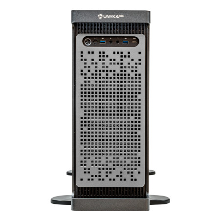 UNYKAch UK80.40.630 Dual Form Workstation & IDC Rack WS-SR630, Estante, Servidor, Negro, Plata, ATX, CEB, EEB, micro ATX, ABS,