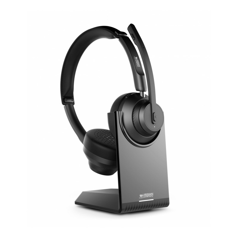 Urban Factory HBV65UF MOVEE PRO, Inalámbrico, Juego, 327 g, Auriculares, Negro