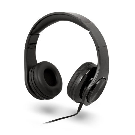 Urban Factory HLP03UF Movee, Alámbrico, 20 - 20000 Hz, Música, 163 g, Auriculares, Negro