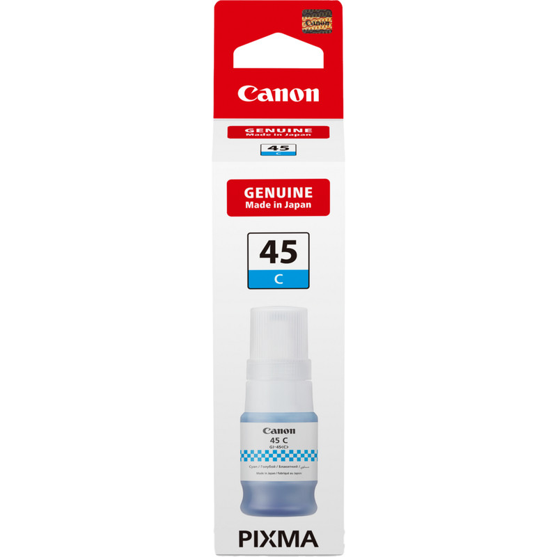 Canon 6285C001 GI-45C, Cian, 40 ml, 1 pieza(s), 3000 páginas, Pack individual