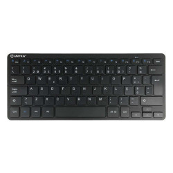 UNYKAch UK505448 UK505448, Inalámbrico, RF inalámbrico, Interruptor de membrana, QWERTY, Negro, Ratón incluido 2