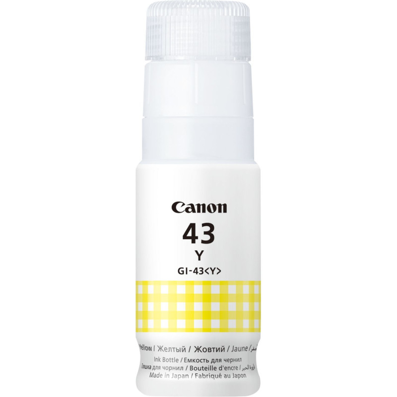 Canon 4689C001 GI-43Y, Original, Amarillo, Canon, PIXMA G640 PIXMA G540, 60 ml, Inyección de tinta