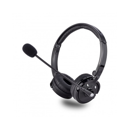 Urban Factory HBV50UF Movee, Inalámbrico, Oficina/Centro de llamadas, Auriculares, Negro