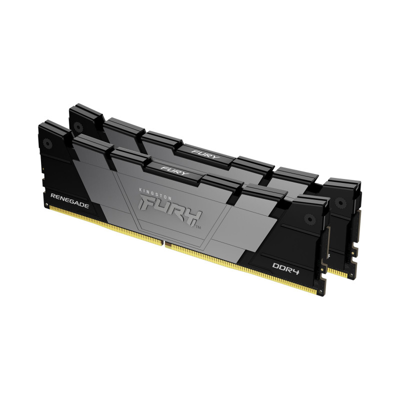 Kingston Technology KF432C16RB2K2/16 FURY 16GB 3200MT/s DDR4 CL16 DIMM (Kit de 2) Renegade Black, 16 GB, 2 x 8 GB, DDR4,