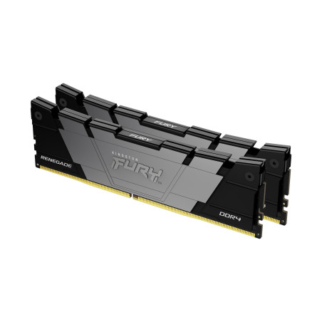 Kingston Technology KF432C16RB2K2/16 FURY 16GB 3200MT/s DDR4 CL16 DIMM (Kit de 2) Renegade Black, 16 GB, 2 x 8 GB, DDR4,