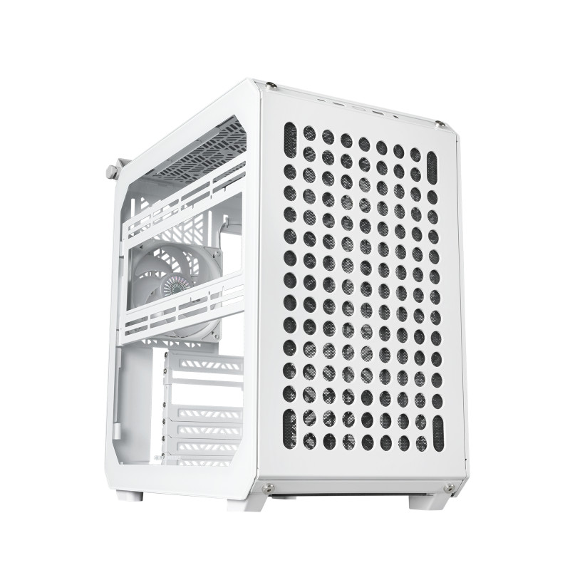 Cooler Master Q500-WGNN-S00 QUBE 500 Flatpack White Edition, Midi Tower, PC, Blanco, ATX, EATX, ITX, micro ATX, Plástico,