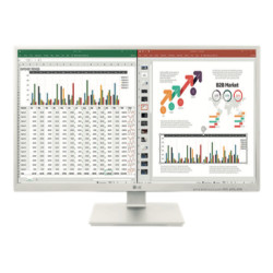 LG 27BK55YP-W 27BK55YP-W, 68,6 cm (27"), 1920 x 1080 Pixeles, Full HD, LED, 5 ms, Negro