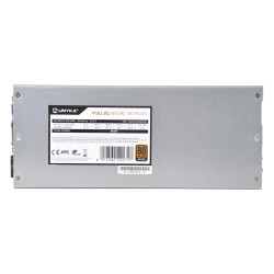 UNYKAch UKPSU2U600W Fuente de Alimentación 2U 600W 80 Plus Bronce, 600 W, 100 - 240 V, 50 - 60 Hz, 5 - 10 A, Activo, 21 A