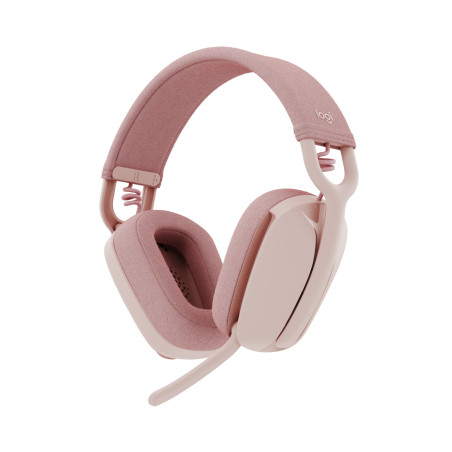 Logitech 981-001224 Zone Vibe 100, Inalámbrico, Llamadas/Música, 185 g, Auriculares, Rosa