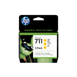 HP CZ136A Pack de ahorro de 3 cartuchos de tinta DesignJet 711 amarillo de 29 ml, ePrinter HP DesignJet serie T120 y HP