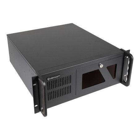 UNYKAch UK51917 Caja Rack 4U 19″ UK4229 EVO, Estante, Servidor, Negro, ATX, SGCC, 4U