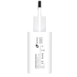 Leotec LECSPH20W1W Cargador rápido 20W USB-C, Interior, USB, Blanco 2