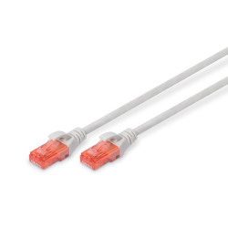 Digitus DK-1617-020 Cable de conexión CAT 6 U/UTP - LSZH, 2 m, Cat6, U/UTP (UTP), RJ-45, RJ-45, Gris
