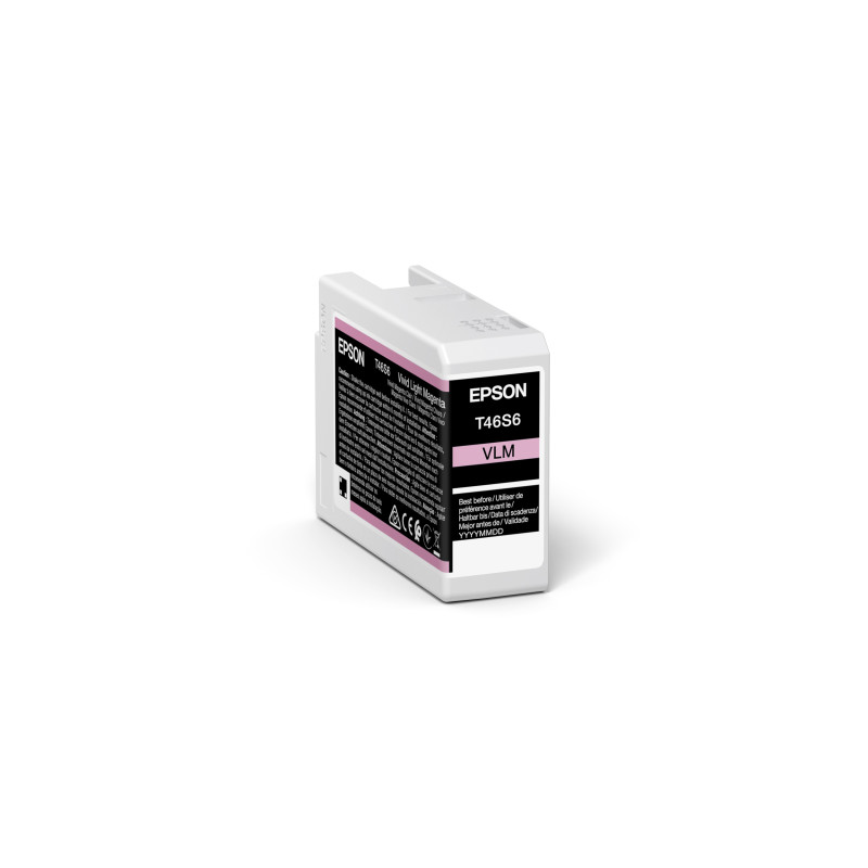 Epson C13T46S600 UltraChrome Pro, Magenta claro vivo, Tinta a base de pigmentos, 25 ml, 1 pieza(s)