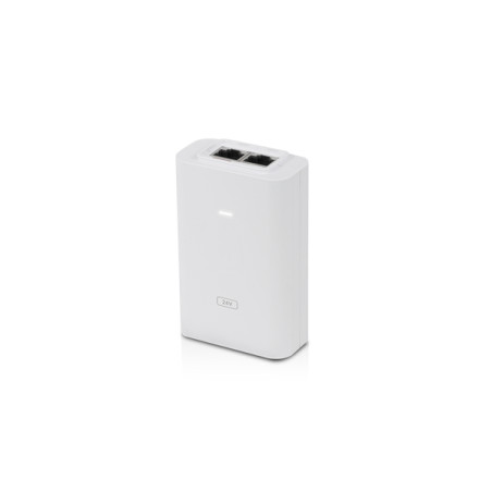 Ubiquiti POE-24-24W-G-WH POE-24-24W-G-WH, Gigabit Ethernet, 10,100,1000 Mbit/s, Blanco, 24 V, 100 - 240 V, 50/60 Hz