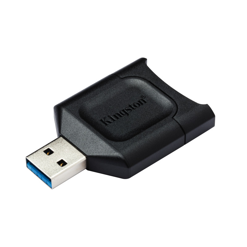 Kingston Technology MLP MobileLite Plus, SD, Negro, USB 3.2 Gen 1 (3.1 Gen 1) Type-A, 51,8 mm, 33,5 mm, 9 mm