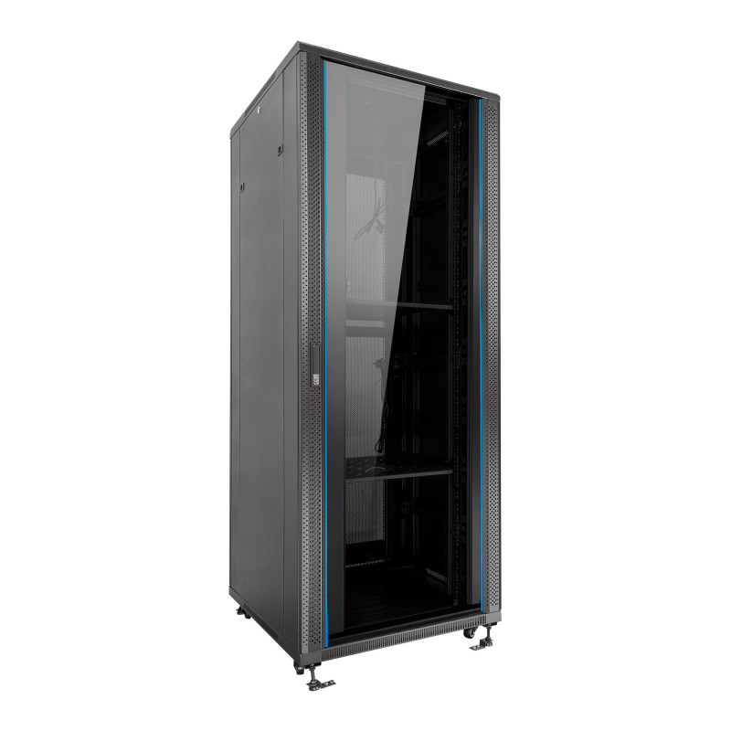 aiten data F80.88.47 Armario De Suelo 47u Ancho 800 Fondo 800, Rack o bastidor independiente, 47U, 600 kg, Bloqueo del teclado,