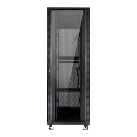 aiten data F80.88.47 Armario De Suelo 47u Ancho 800 Fondo 800, Rack o bastidor independiente, 47U, 600 kg, Bloqueo del teclado,