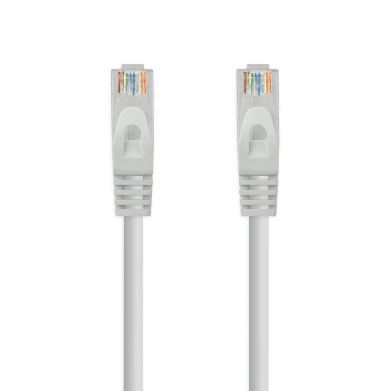 Nanocable 10.20.1807 Cable de red latiguillo RJ45 LSZH Cat.6A UTP AWG24, Gris, 7.0 m, 7 m, Cat6a, U/UTP (UTP), RJ-45, RJ-45,