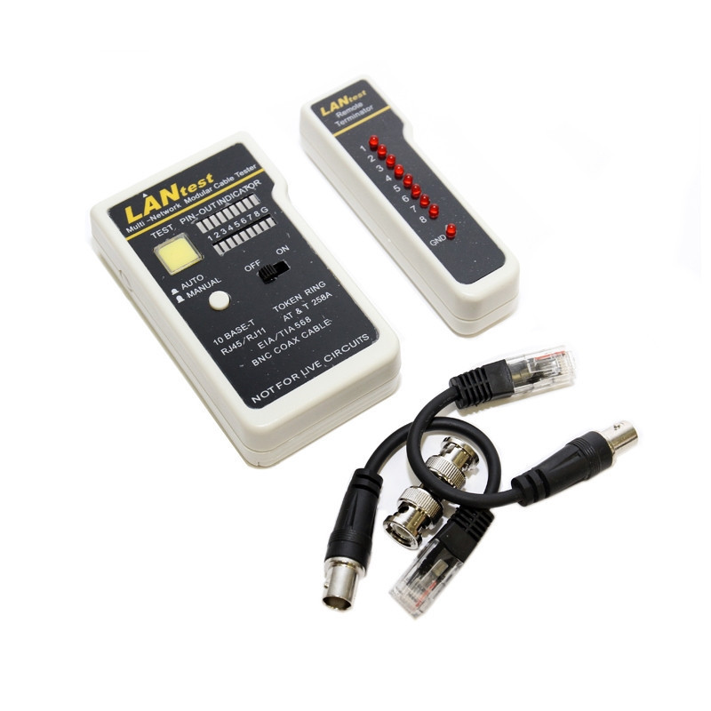 WP WPC-TST-003 WPC-TST-003, RJ-11, RJ-12, RJ-45, Negro, Blanco, 180 mm, 110 mm, 35 mm