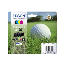 Epson C13T34624010 Golf ball Tinta cian 34 DURABrite Ultra Pelota de golf, Rendimiento estándar, Cian, 4,2 ml, 1 pieza(s), 300 2
