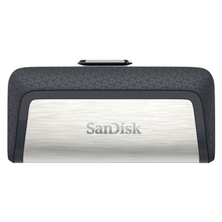 SanDisk SDDDC2-064G-G46 173338, 64 GB, USB Type-A / USB Type-C, 150 MB/s, Deslizar, 9,1 g, Negro, Plata