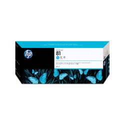 HP C4931A Cartucho de tinta 81 basada en colorantes cian de 680 ml, Impresoras HP Designjet 5000, 5000ps, 5500 y 5500ps,