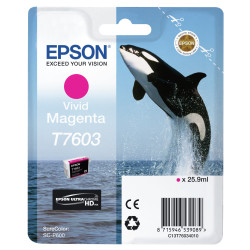 Epson C13T76034010 T7603 Magenta vivo, Magenta vivo, Tinta a base de pigmentos, 25,9 ml, 1 pieza(s)