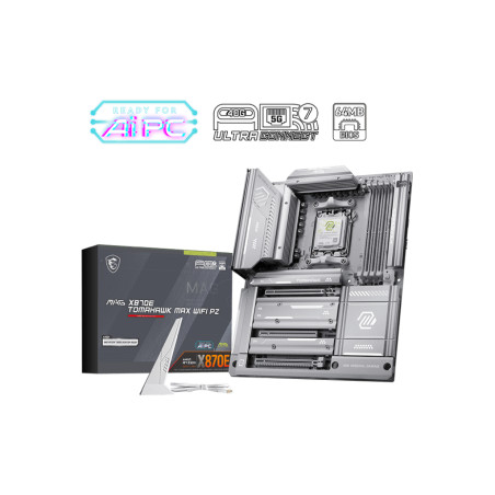 MSI MAG X870E TOMAHAWK MAX WIFI PZ MAG X870E TOMAHAWK MAX WIFI PZ, AMD, Zócalo AM5, AMD Ryzen 7000 Series, AMD Ryzen 8000