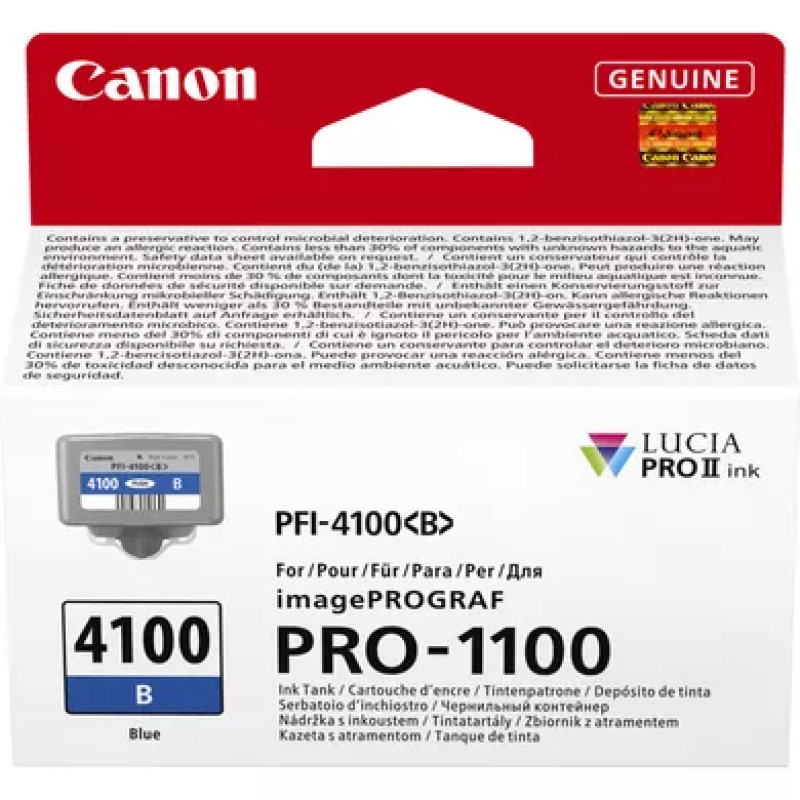 Canon 6786C001 LUCIA PRO II, Rendimiento estándar, Azul, 1 pieza(s), 805 páginas, Pack individual