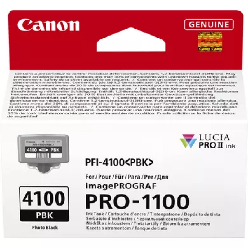 Canon 6777C001 LUCIA PRO II, Rendimiento estándar, Foto negro, 1 pieza(s), 206 páginas, Pack individual