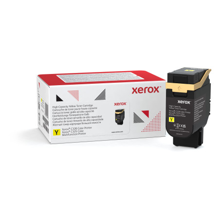 Xerox 006R04830 C320/C325 Cartucho de tóner amarillo de alta capacidad (5500 páginas), 0 páginas, 5500 páginas, Amarillo, 1