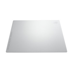 ASUS 90MP03L0-BPUA10 ROG Moonstone Ace L, Blanco, Estampado, Silicona, Vidrio templado, Base antiderrapante, Alfombrilla de 2