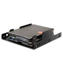 Ewent EW7006 EW7006, 8,89 cm (3.5"), Panel embellecedor frontal, Negro, 2.5", 7,9.5 mm, 115 mm 2
