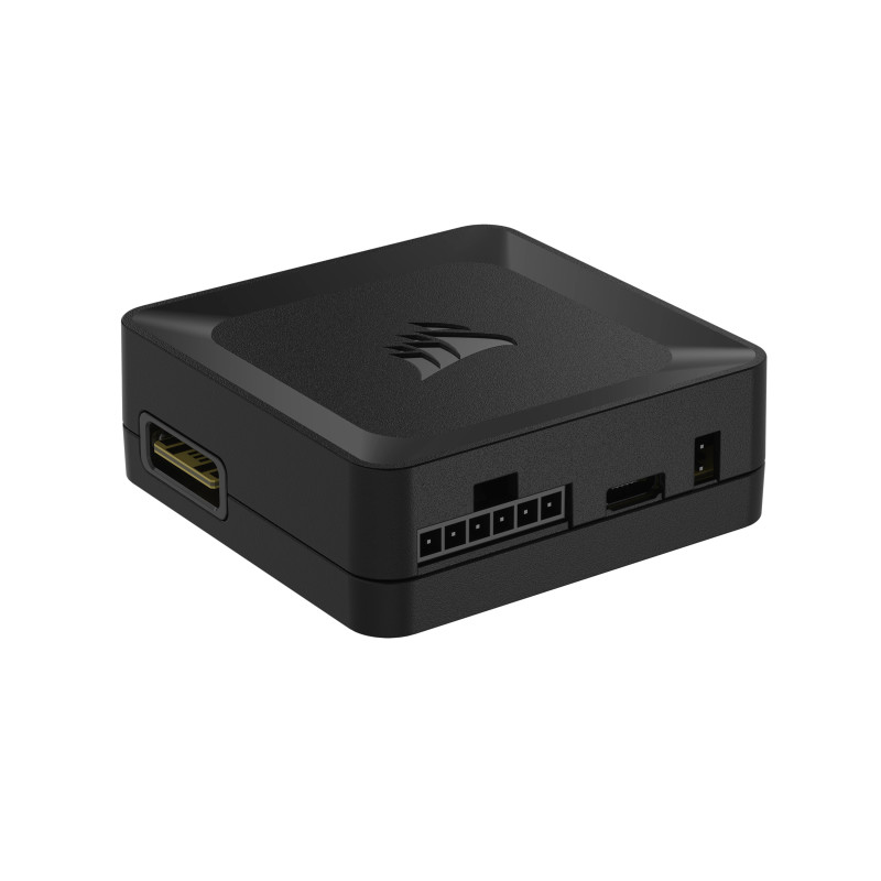 Corsair CL-9011116-WW iCUE LINK System Hub, Controlador de ventilador, Negro, 1 pieza(s), Caja
