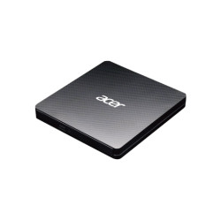 Acer GP.ODD11.001 Portable DVD Writer AXD001, Negro, Ranura, Portátil, DVD±RW, USB 3.2 Gen 1 (3.1 Gen 1), CD, CD-R, CD-ROM, 2