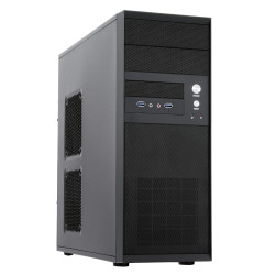 Chieftec CQ-01B-U3-OP CQ-01B-U3-OP, Midi Tower, PC, Negro, ATX, micro ATX, Hogar / Oficina, Superior