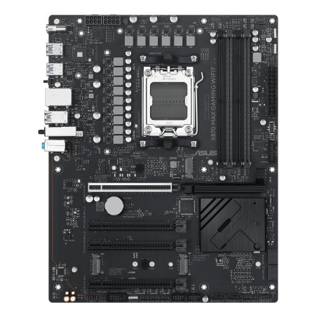 ASUS 90MB1LY0-M0EAY0 X870 MAX GAMING WIFI7, AMD, Zócalo AM5, AMD Ryzen 7000 Series, AMD Ryzen 8000 Series, AMD Ryzen 9000