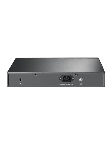 TP-Link TL-SG1016PE Gestionado L2 Gigabit Ethernet (10/100/1000) Energía sobre Ethernet (PoE) 1U Negro