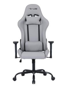 The G-Lab K Seat Platinium Silla para videojuegos universal Asiento acolchado Gris