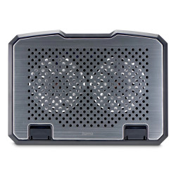 Hama 00126807 Aluminium, 39,6 cm (15.6"), 2 pieza(s), 25 dB, Negro, Aluminio, Azul