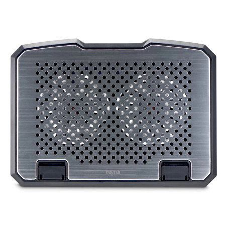Hama 00126807 Aluminium, 39,6 cm (15.6"), 2 pieza(s), 25 dB, Negro, Aluminio, Azul