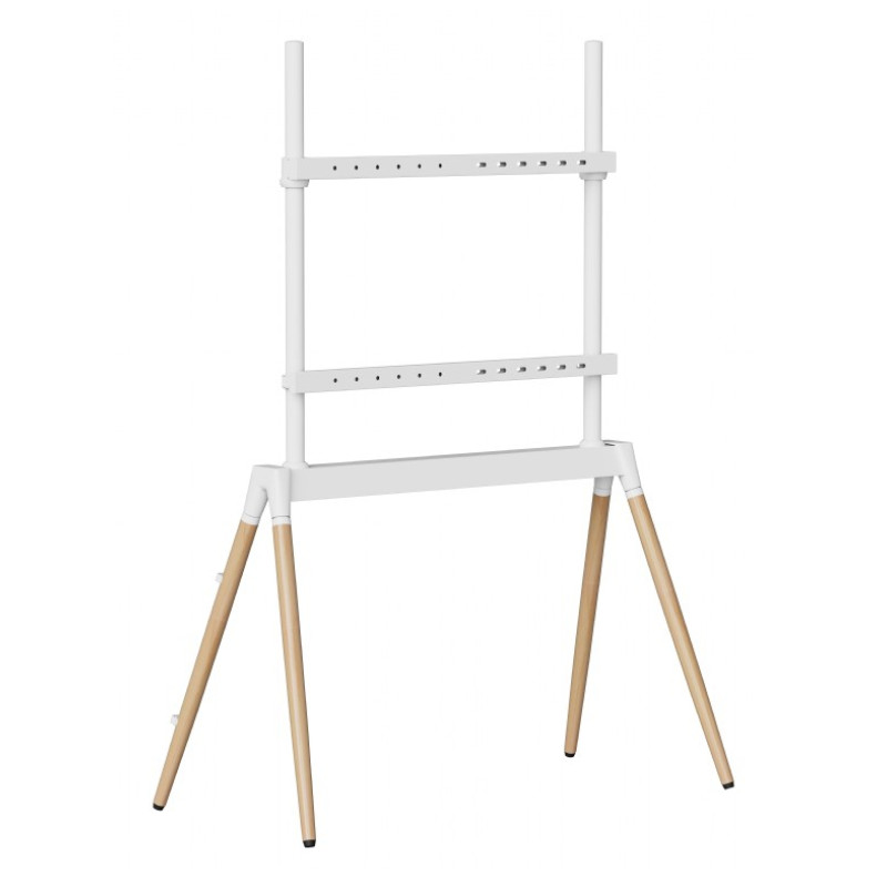 Gembird TVS-86F-01-W TVS-86F-01-W, 139,7 cm (55"), 2,18 m (86"), 100 x 100 mm, 600 x 400 mm, Haya, Plástico, SPCC, Acero,