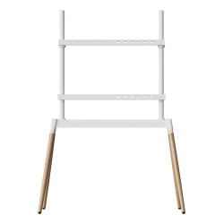 Gembird TVS-86F-01-W TVS-86F-01-W, 139,7 cm (55"), 2,18 m (86"), 100 x 100 mm, 600 x 400 mm, Haya, Plástico, SPCC, Acero, 2