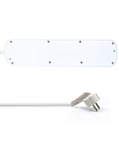 Ewent EW3932-5M limitador de tensión Blanco 6 salidas AC