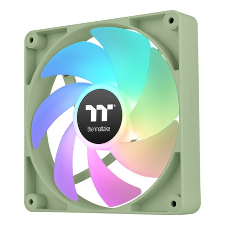 Thermaltake CL-F202-PL12MG-A Matcha Green CT120, Ventilador, 12 cm, 500 RPM, 2000 RPM, 57,05 m³/h, Verde, Blanco